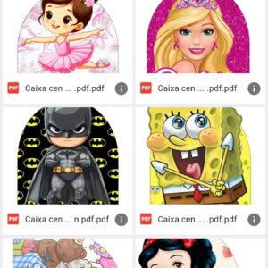 Arquivo Digital - Caixas Cenario com 46 Modelos