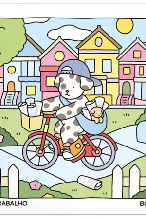 Arquivo Digital do Um Dia No Trabalho (On The Job) Livro De Colorir Bobbie Goods