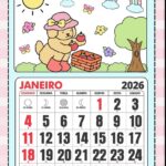 Arquivo Digital Calendario 2026 Bobbie Goods Mes a Mes