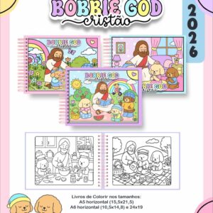 LIVRO DE COLORIR BOBBIE GOODS CRISTÃ MENINA