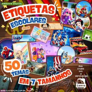 ARQUIVO DIGITAL – ETIQUETAS ESCOLARES 2026