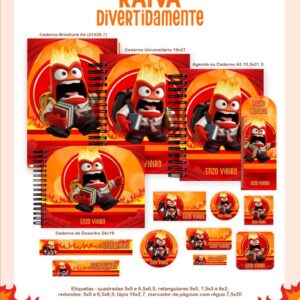 Volta às Aulas 2026 – RAIVA DIVERTIDAMENTE - Combo Completo