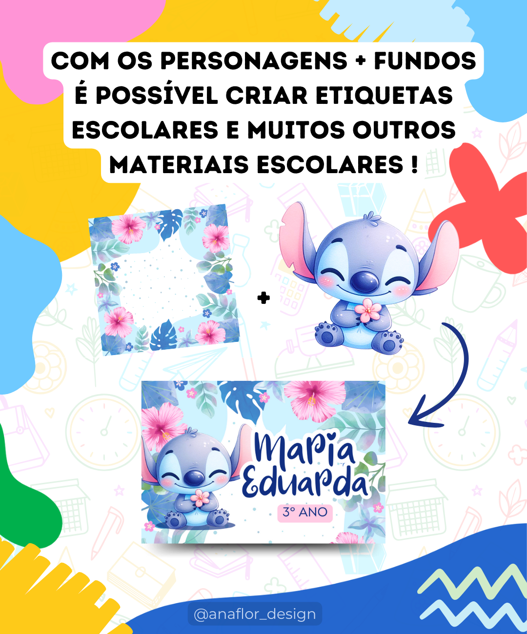 Volta às Aulas 2025 | Etiquetas Escolares | 30 TEMAS - Imagem 5