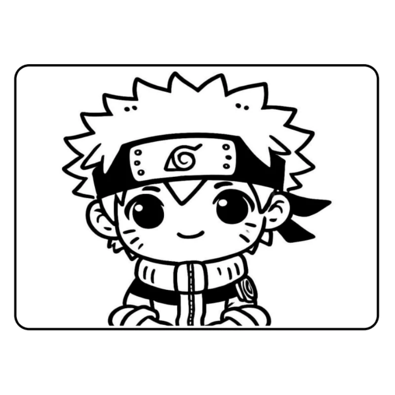Livro para Colorir Naruto em PDF – 50 Páginas - Imagem 8