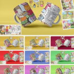 Artes para Caneca do Bobbie Goods 14 Modelos