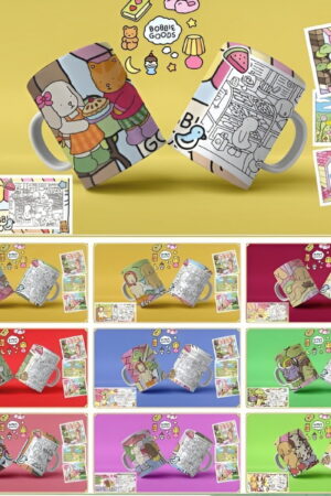 Artes para Caneca do Bobbie Goods 14 Modelos