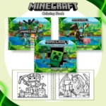 Livro de Colorir Minecraft - 50 Desenhos para Imprimir em pdf