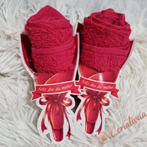 Arquivo Dia da Mulher Card Buquê Toalha