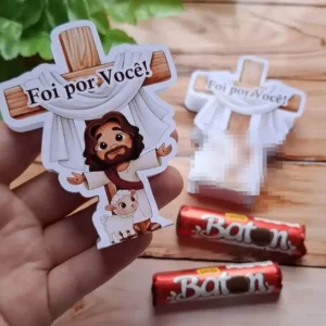 Cartão Cruz Jesus Páscoa Arquivo de Corte em PDF para Baixar