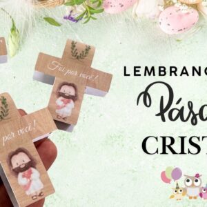 Lembrancinha de Páscoa Cristã: Cruz Porta-bis - pdf