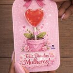 Feliz dia das Mulheres - Arte para Porta Pirulito