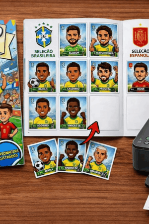 Album Copa do Mundo Kids 2026 - Arquivo Digital