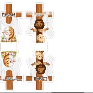 Cartão Cruz Jesus Editavel Studio - Arquivo Digital