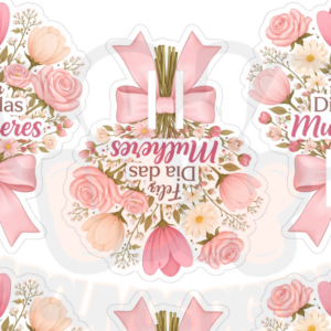 Buquê para pregadeira em PDF