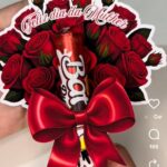 Lembrancinha Dia da Mulher Buque Vermelho em Studio