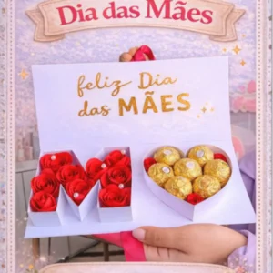 Arquivo Dia das Mães Molde Caixa