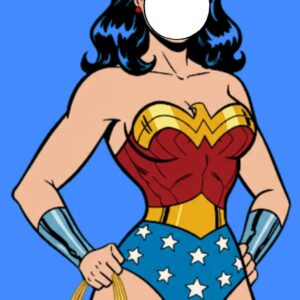 Painel Grande da Mulher Maravilha - Dia das Mães