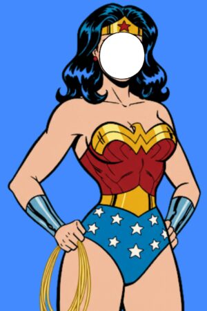 Painel Grande da Mulher Maravilha - Dia das Mães