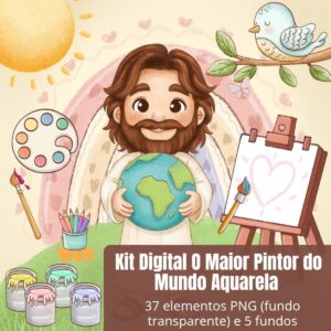 Kit Digital o Maior Pintor do Mundo Aquarela