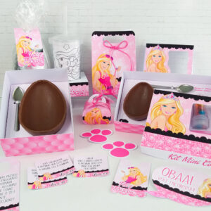 Kit Páscoa Barbie - Arquivo Digital