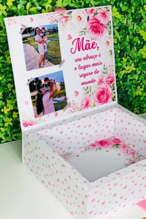 Caixa Box Dia das Mães Editavel via Canva