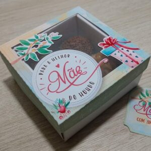 Arquivo Digital Caixa 4 Doces dia das Mães - PDF + STUDIO