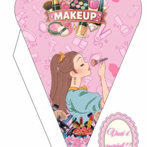 Arquivo Digital Buquê com tema Makeup