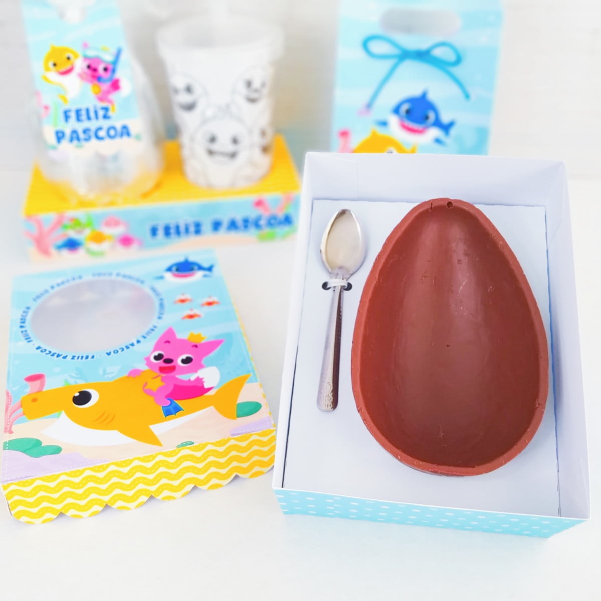 Kit Páscoa Baby Shark - Arquivo Digital - Imagem 4