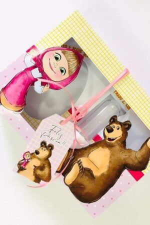 Arquivo Digital Caixa Confeiteiro Masha e o Urso